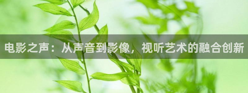 好看影院：电影之声：从声音到影像，视听艺术的融合创新